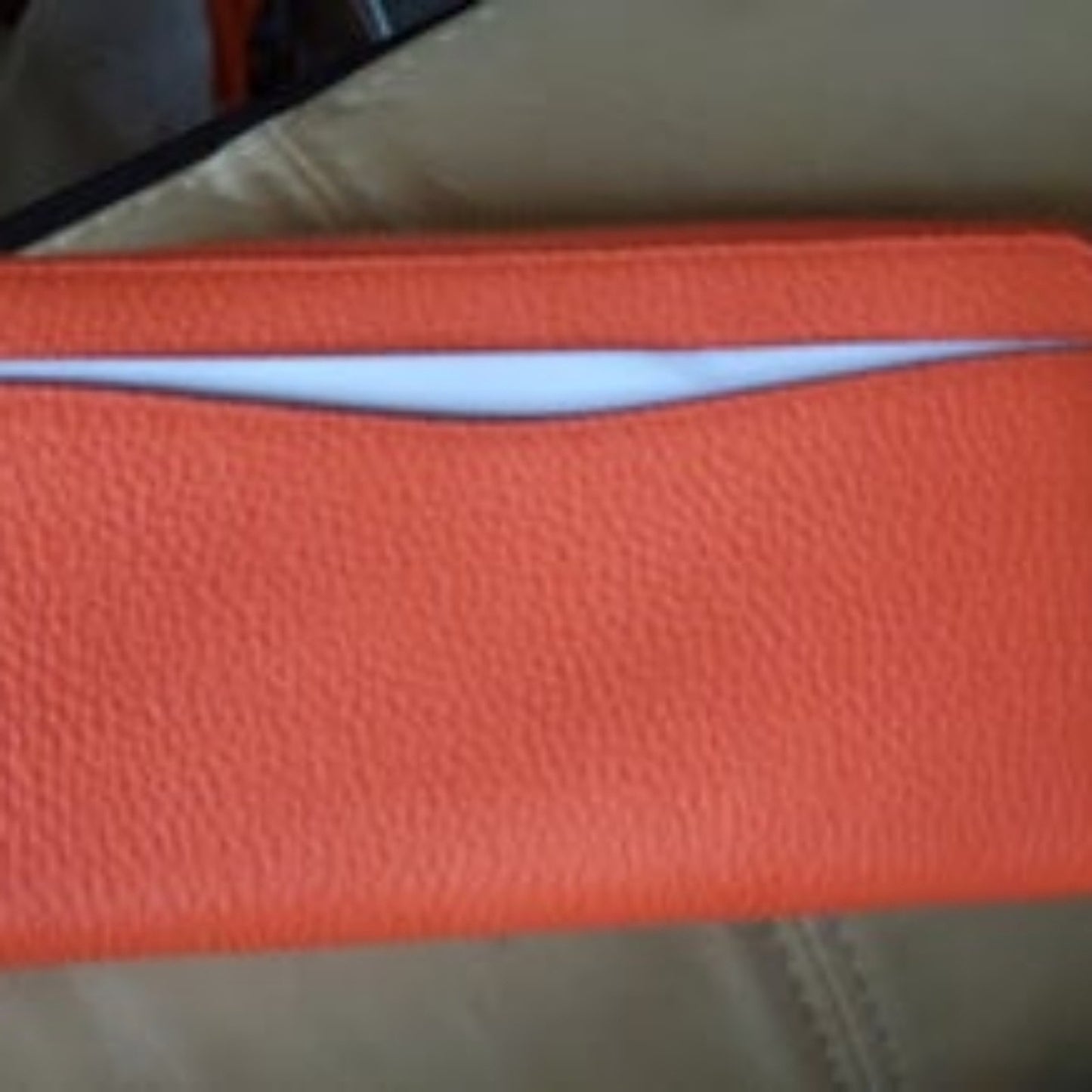Kate Spade Orange Wallet Pebble Leather NWT HTF Authentic Designer