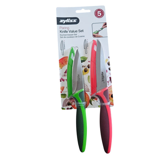 Zyliss Paring Knife Value Set of 2 with Covers - New
Paring and serrated