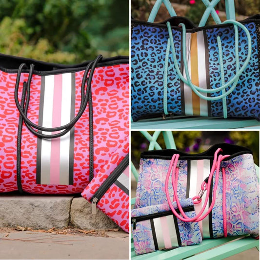 Two Piece Neoprene Tote Bags!