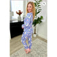 Shirley and Stone Llama Matching pajama set Long Sleeve Top Jogger Bottoms NWT