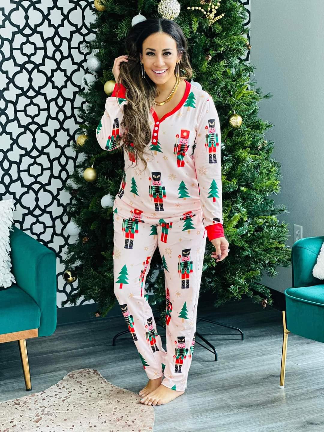 Shirley and Stone Nutcracker Pajama Set!