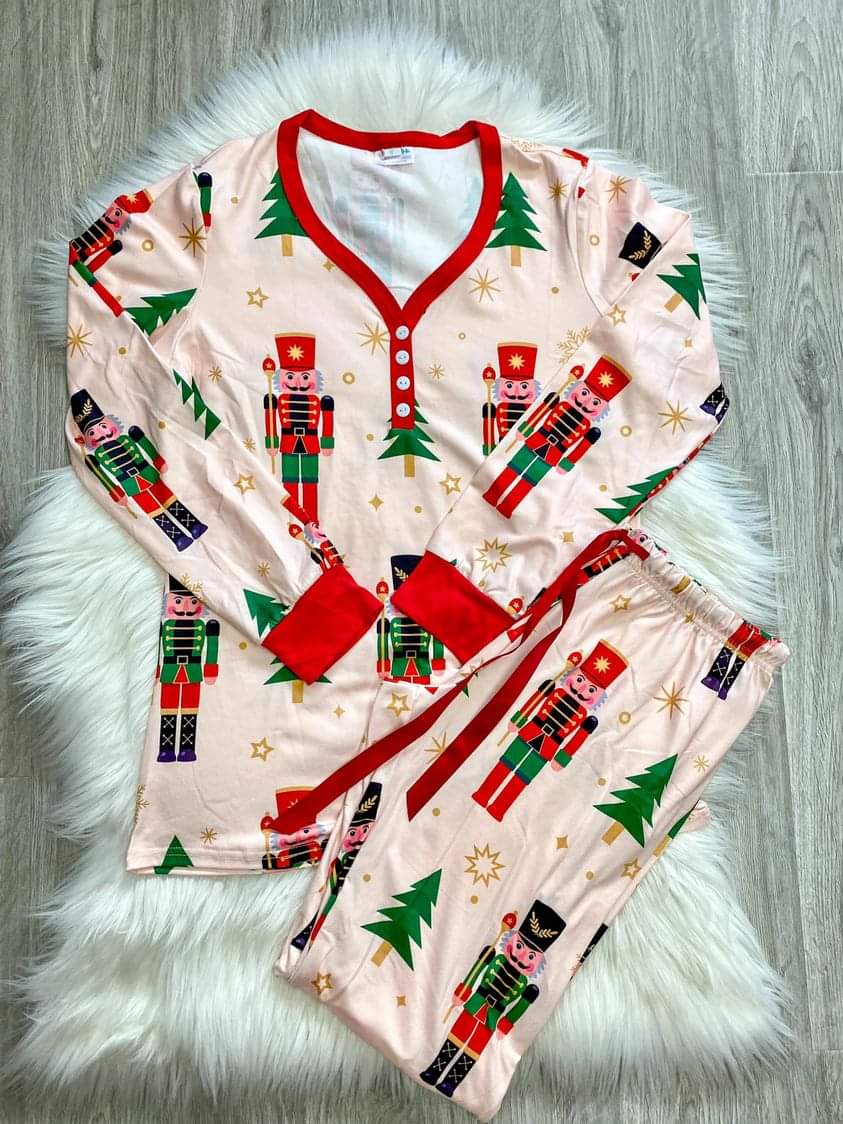 Shirley and Stone Nutcracker Pajama Set!