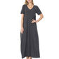 Zenana Short Sleeve Maxi Dress with Pockets!