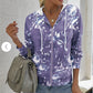 Prple Floral Hoodie with full zipper