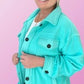 Zenana warm and fuzzy oversized shacket!