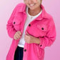 Zenana warm and fuzzy oversized shacket!
